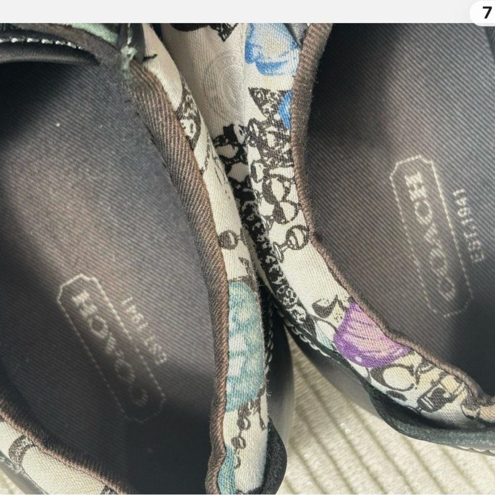 Coach Women's Multicolor Butterfly Sneakers - Picture 4 of 8